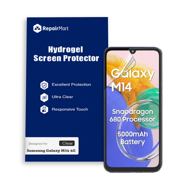 Samsung Galaxy M14 4G Compatible Premium Hydrogel Screen Protector